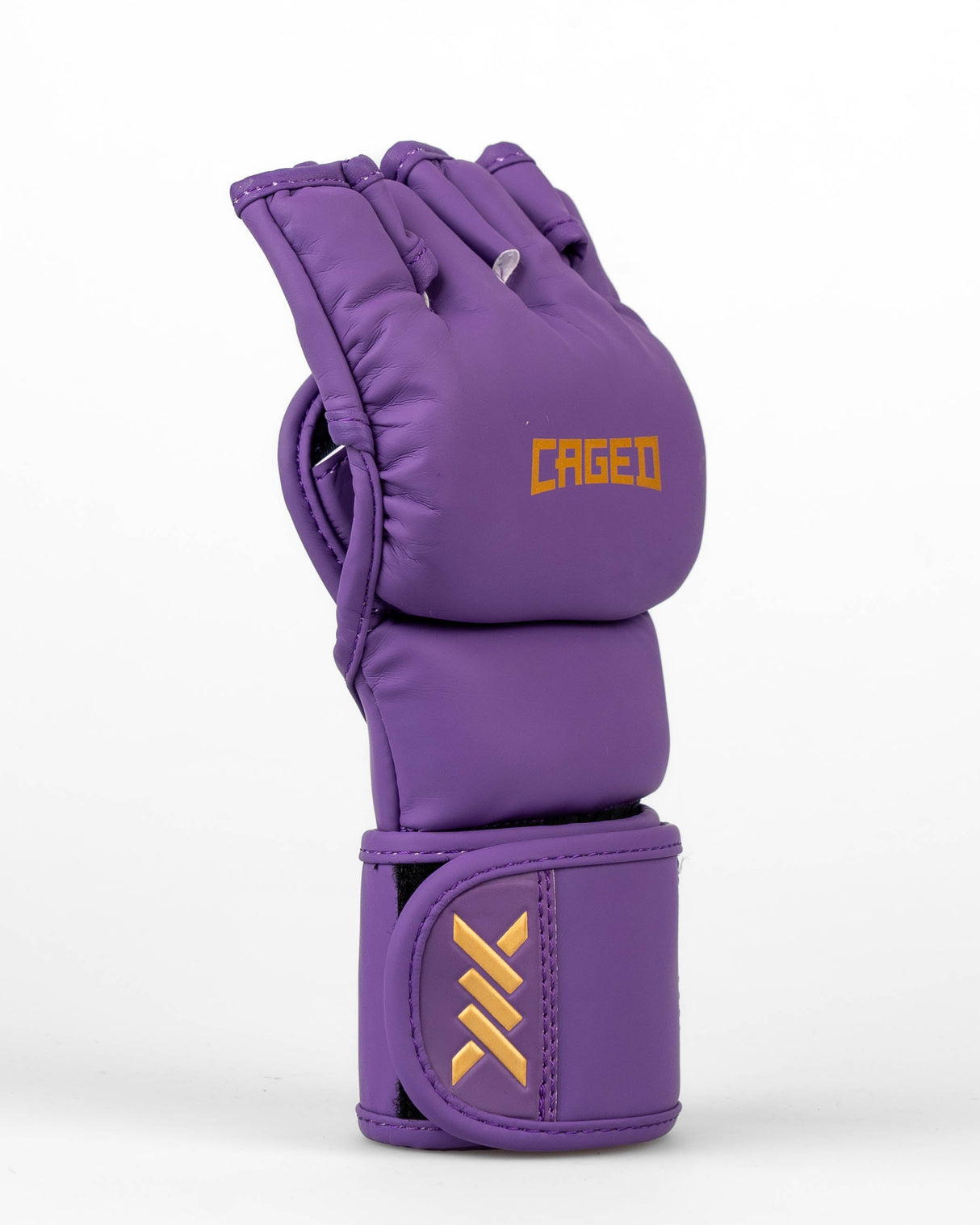Caged MMA Handschoenen Shadow - Paars/Goud