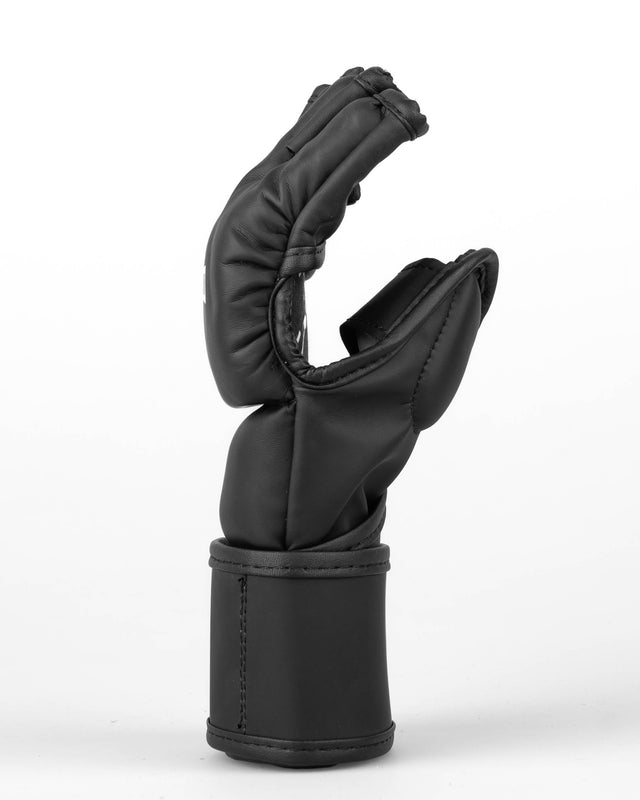 MMA rukavice Caged Shadow – Mat černá/bílá