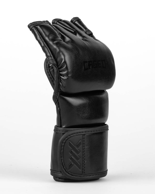 Guantes de MMA Caged Shadow – Negro/Negro