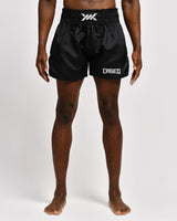 Caged Muay Thai Shorts Classic - Zwart/Wit