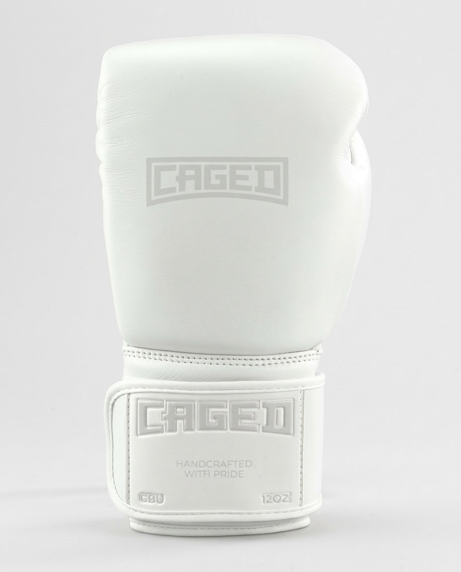 Caged Bokshandschoenen 'X' Series - Wit/Wit