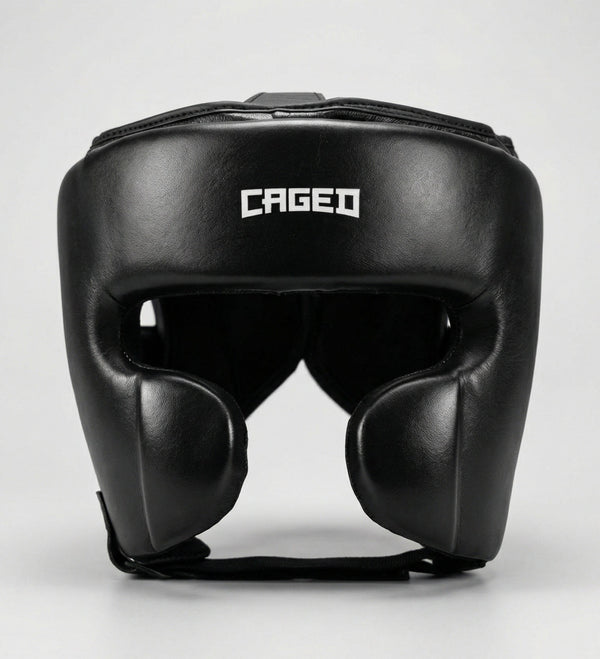 Caged 'X' Series Hoofdbeschermer - Zwart