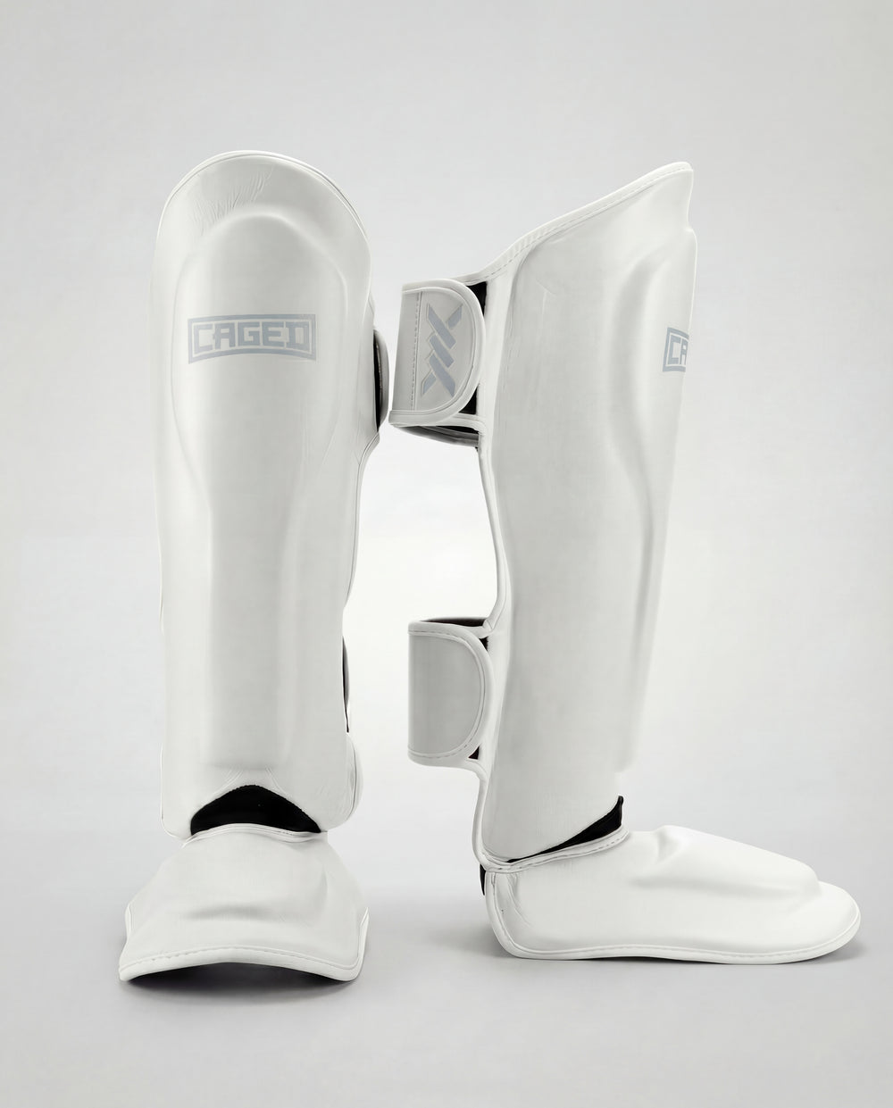 Caged Scheenbeschermers 'X' Series - Wit/Wit