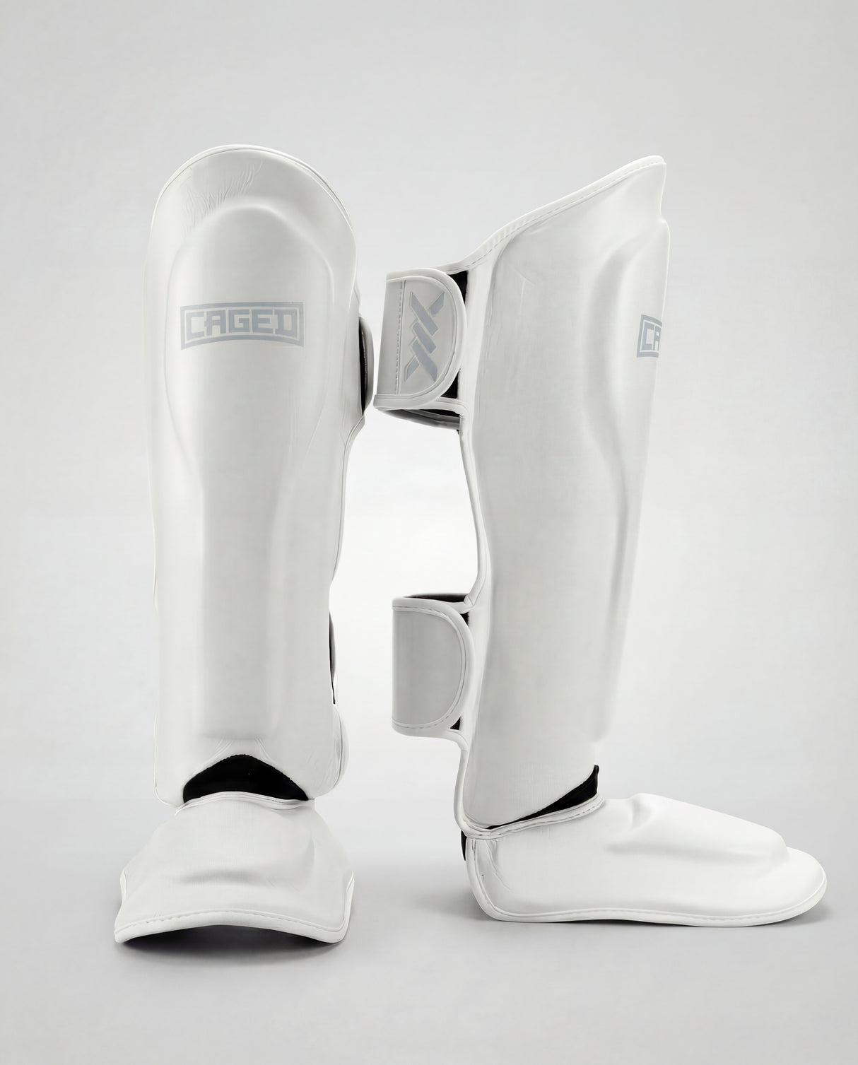 Caged Scheenbeschermers 'X' Series - Wit/Wit