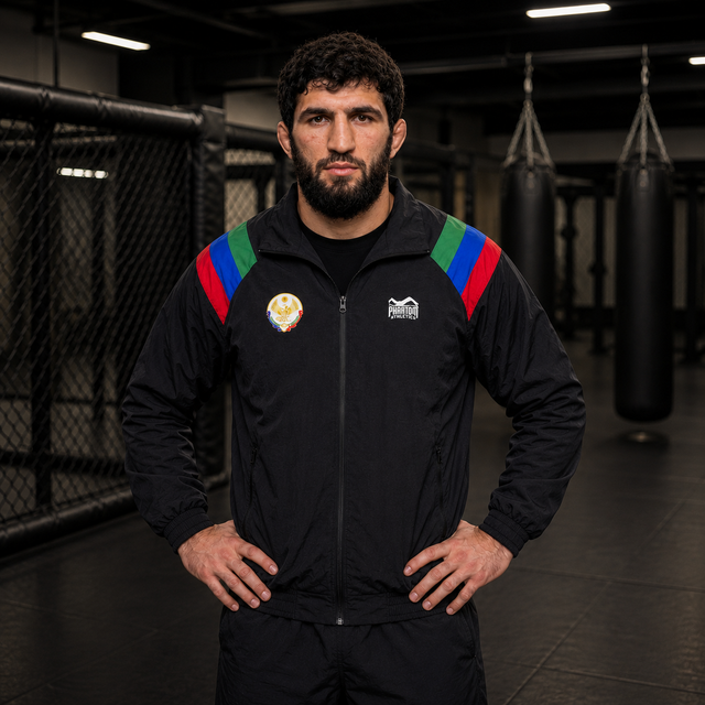 Jachetă de antrenament Phantom Athletics DMC Team Dagestan – Negru
