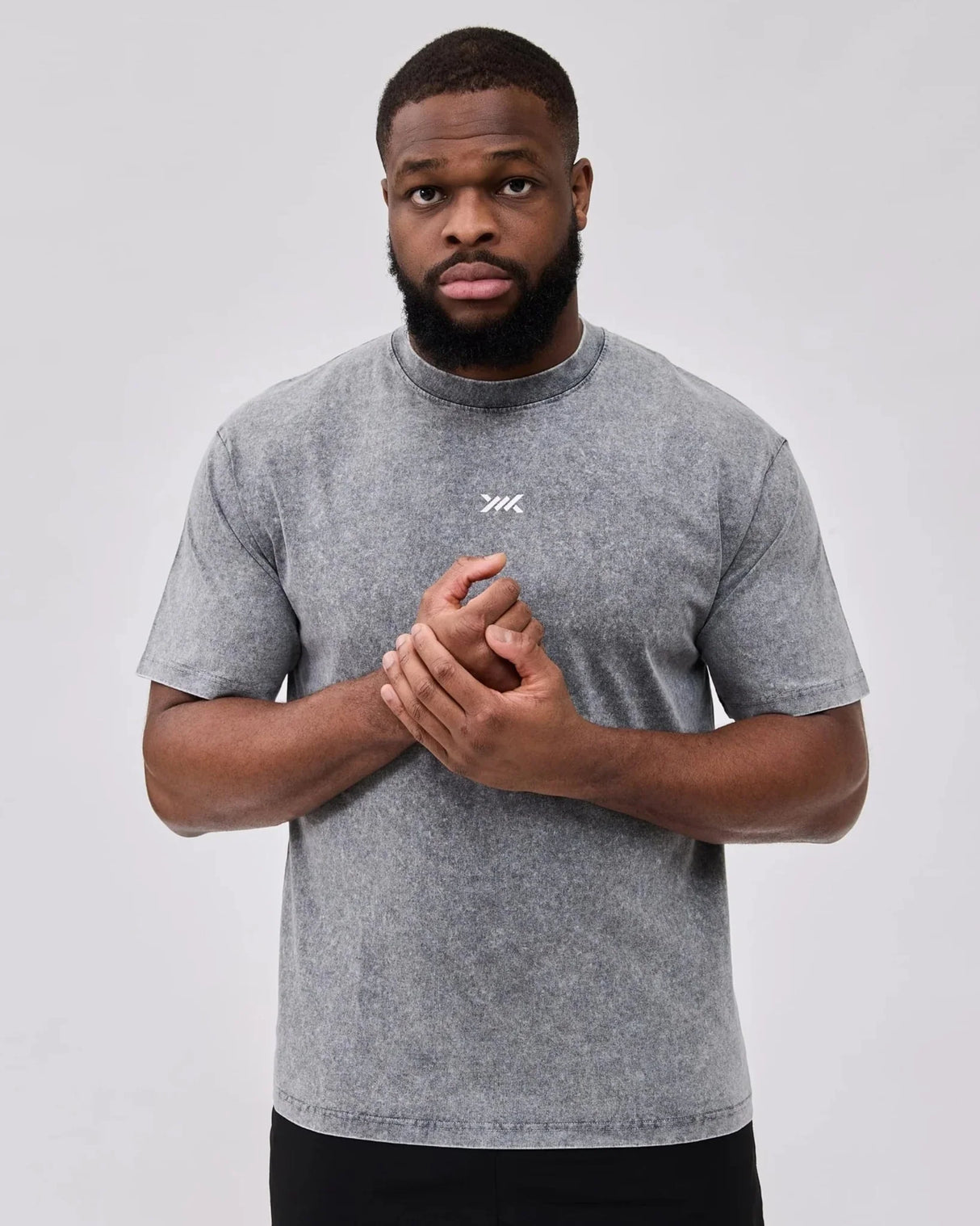 Caged Classic T-Shirt - Washed Grijs