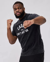 Caged Club T-shirt - Washed Zwart