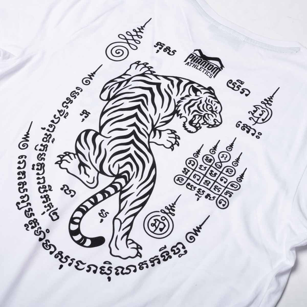 Phantom Athletics T-Shirt Tiger Yant - Wit