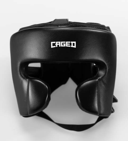 Caged 'X' Series Hoofdbeschermer - Zwart