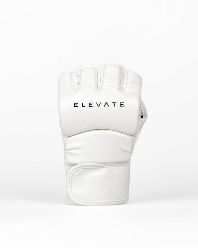 Elevate MMA-Handschuhe Prime – Weiß/Schwarz