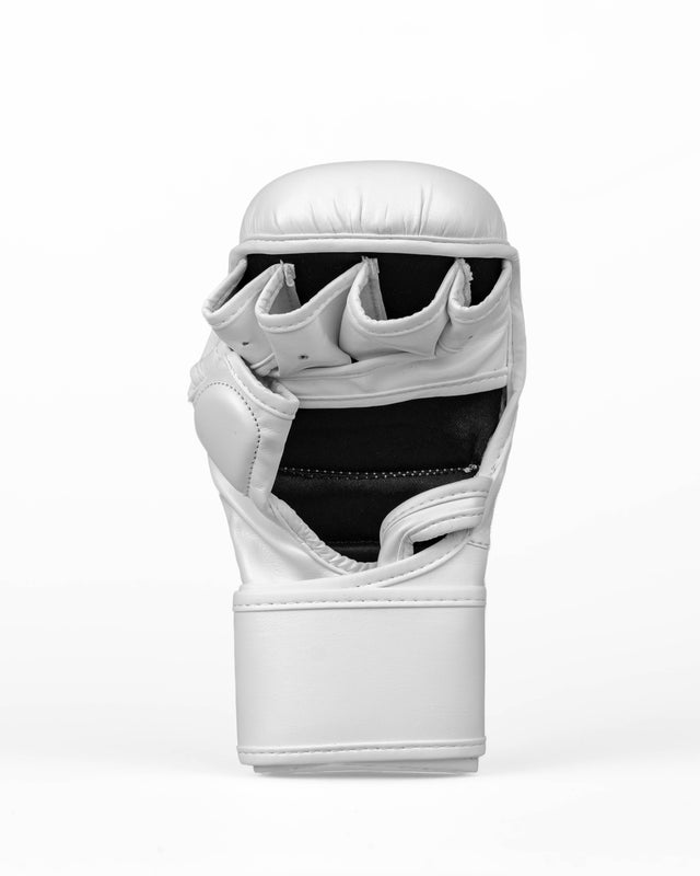 Elevate MMA-Sparringshandschuhe Prime – Weiß/Schwarz
