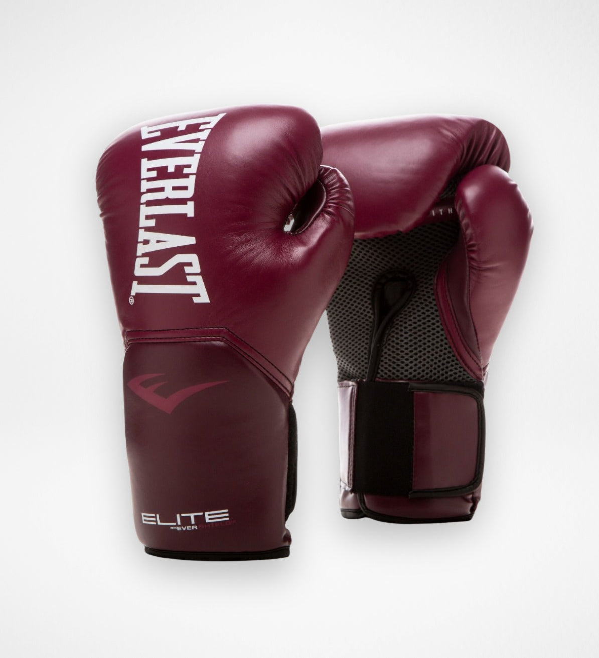 Everlast Elite2 Boxhandschuhe – Bordeauxrot