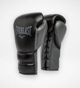 Everlast Powerlock 2 Pro Boxhandschuhe mit Schnürverschluss – Schwarz