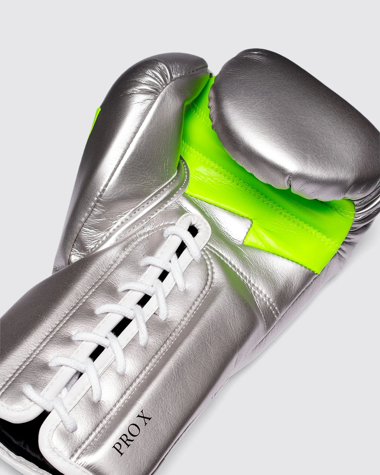 Fly Bokshandschoenen Superlace Pro X 2 - Zilver/Neon Groen