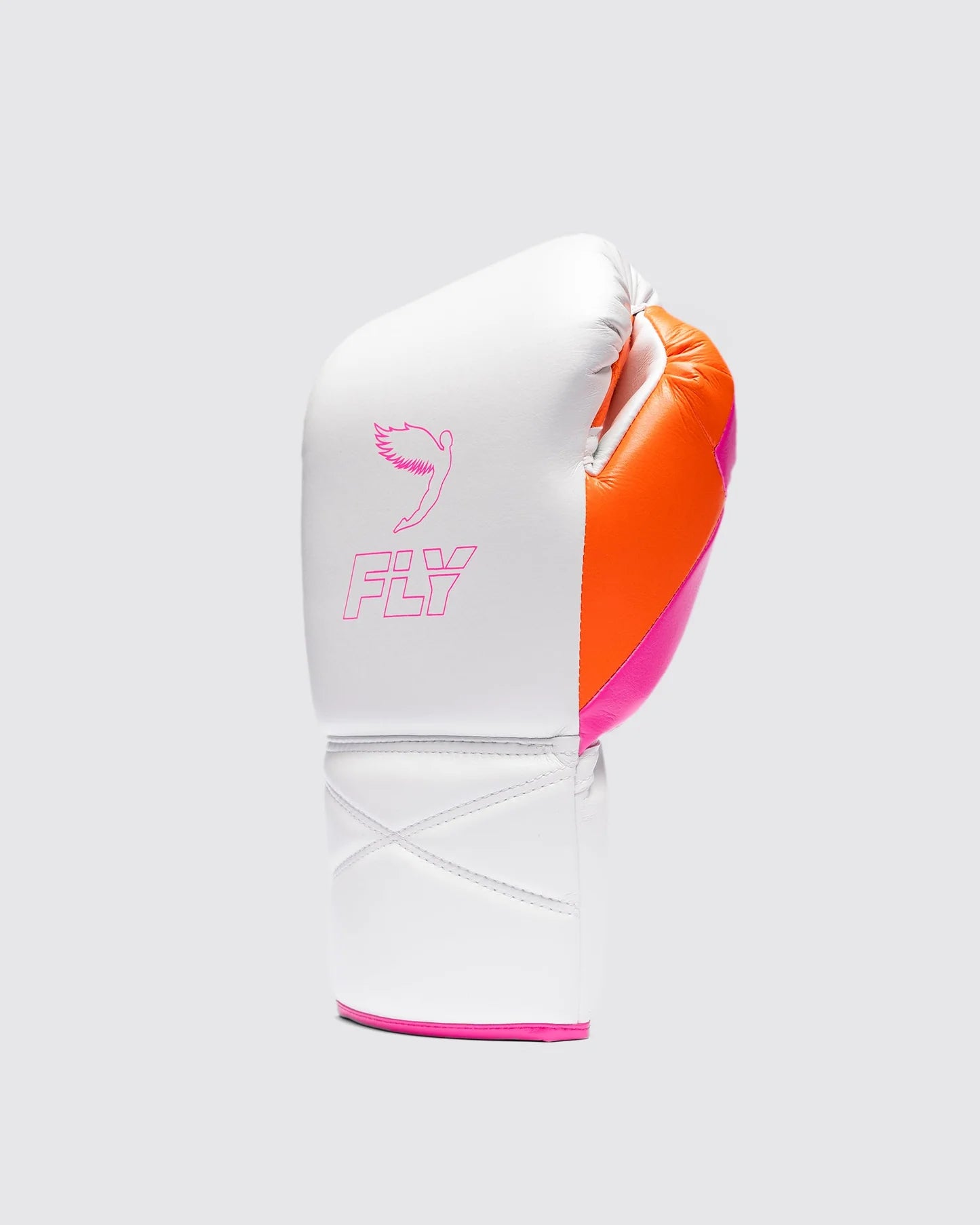 Fly Boksehandsker Superlace Pro X 2 - Hvid/Pink/Orange