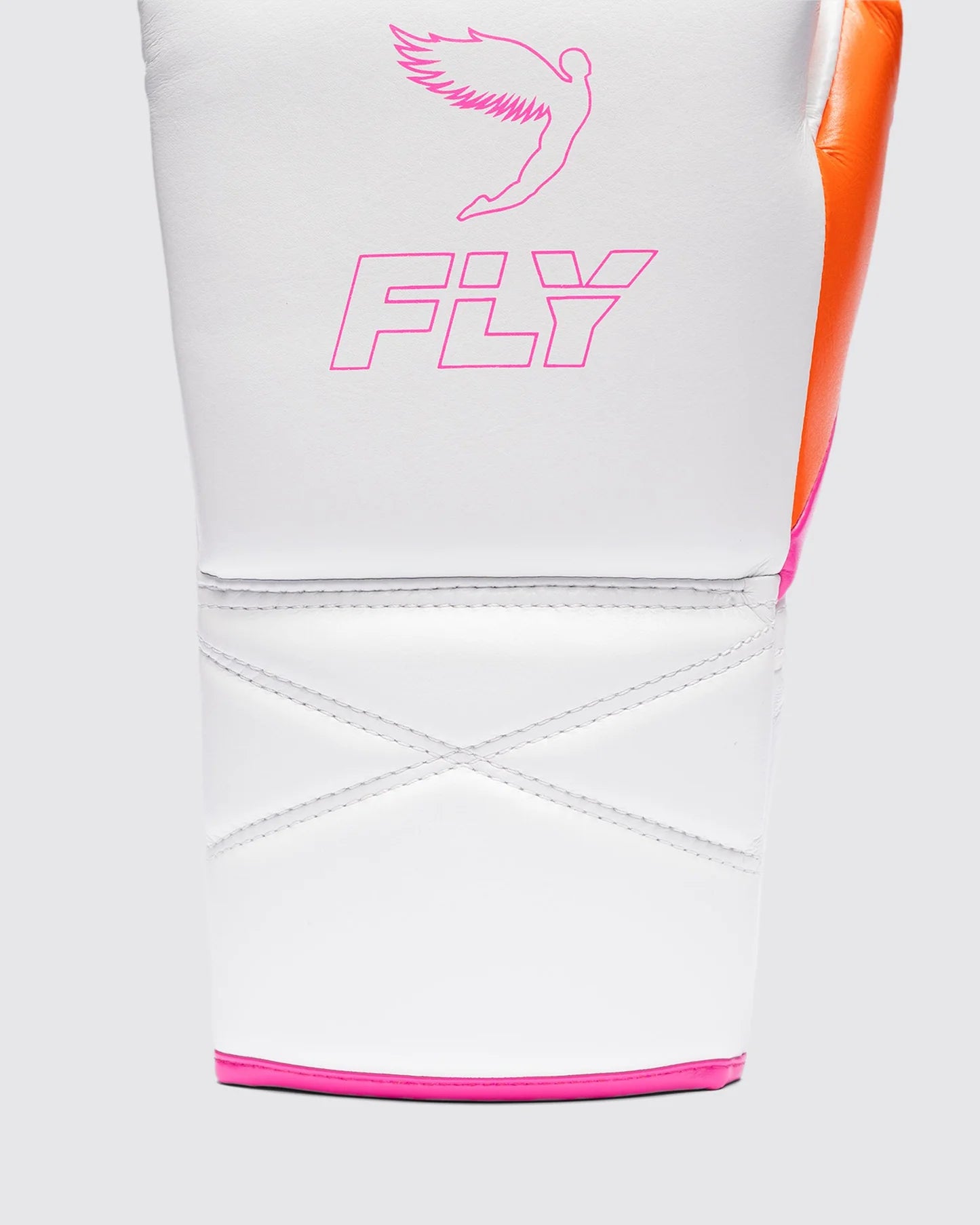 Fly Boksehandsker Superlace Pro X 2 - Hvid/Pink/Orange