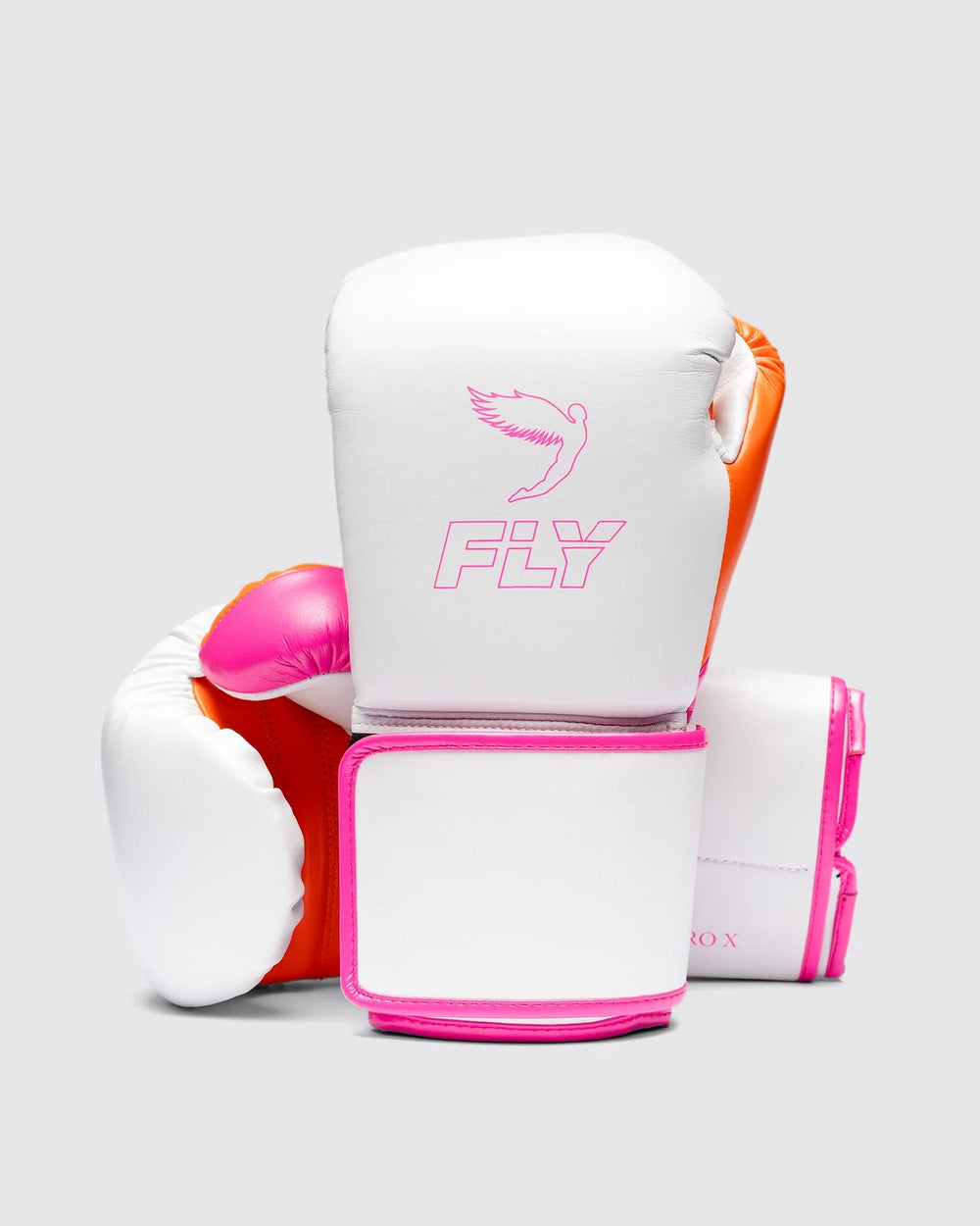 Fly Bokshandschoenen Superloop Pro X 2 - Wit/Roze/Oranje