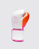 Fly Bokshandschoenen Superloop Pro X 2 - Wit/Roze/Oranje
