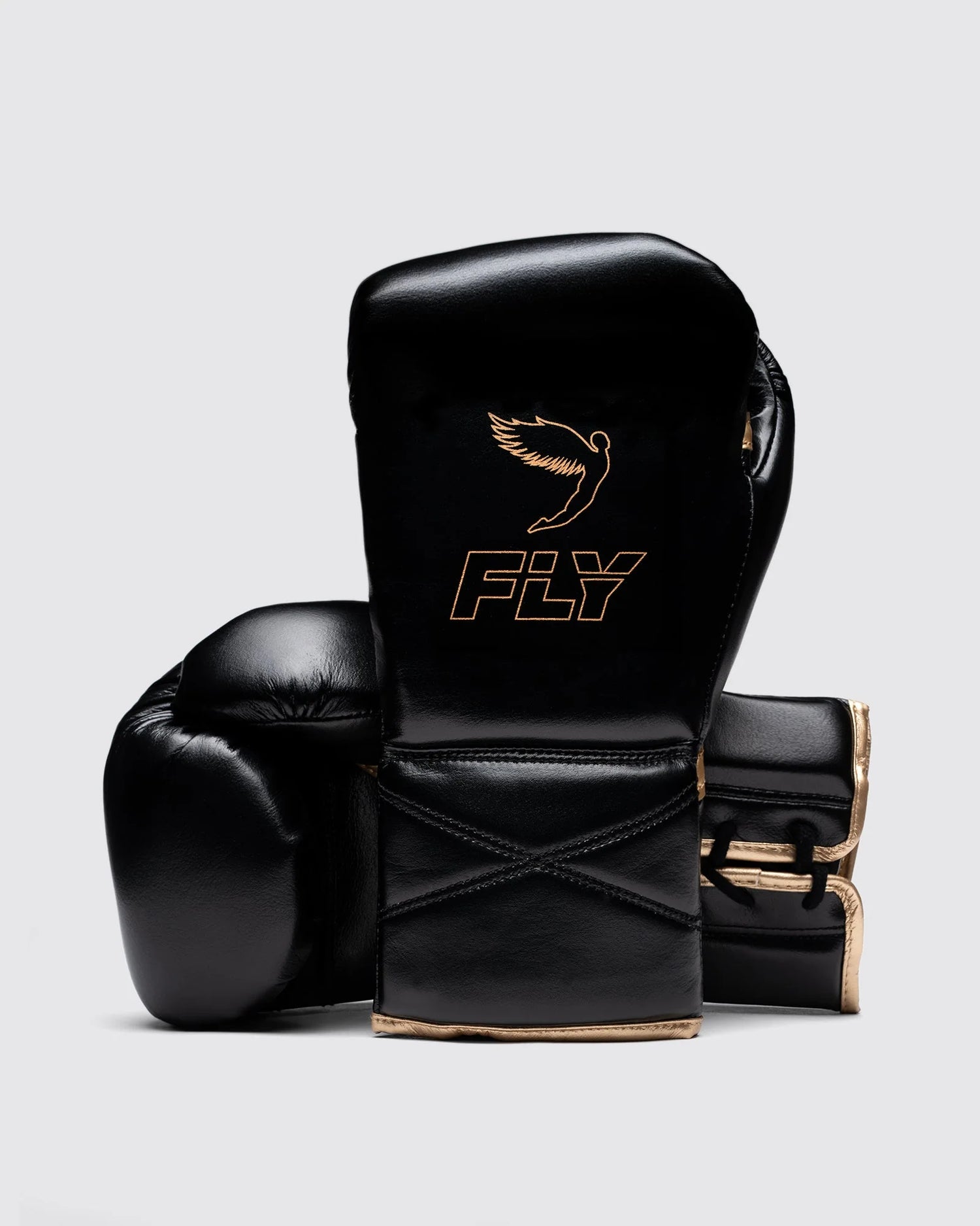Fly Bokshandschoenen Superlace Pro X 2 - Zwart/Goud
