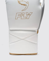 Fly Bokshandschoenen Superlace Pro X 2 - Wit/Grijs/Goud