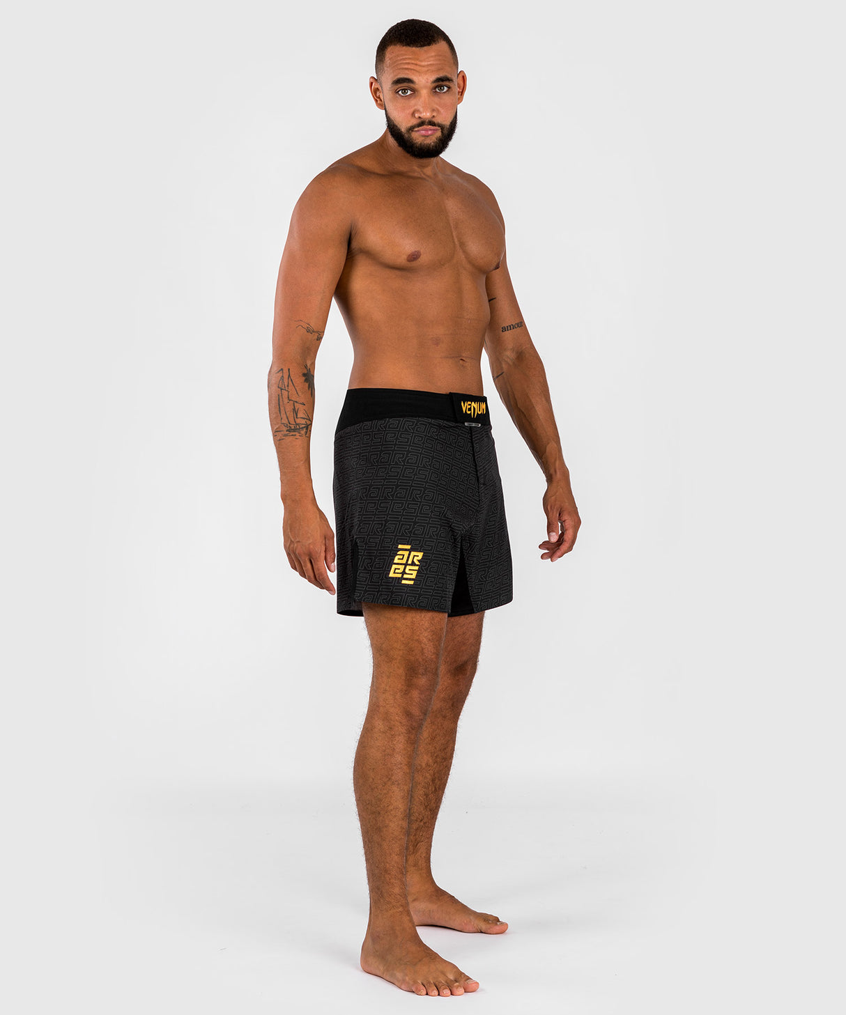 Venum x Ares MMA Shorts - Zwart/Goud