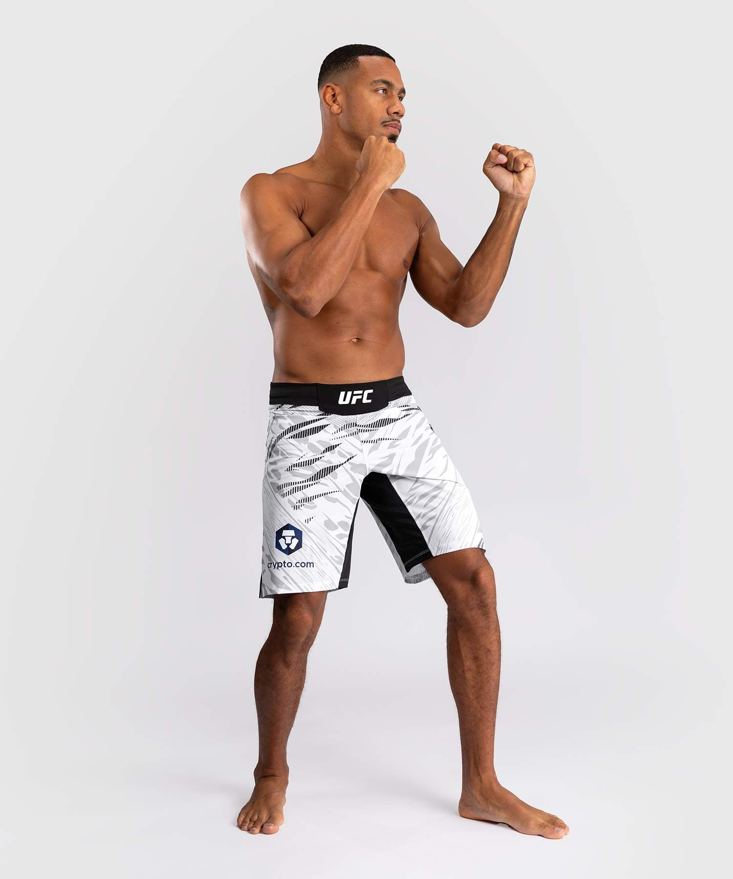 UFC Venum MMA Shorts Fight Night Fusion Long Fit - Wit