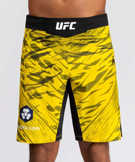 UFC Venum MMA Shorts Fight Night Fusion Long Fit - Geel