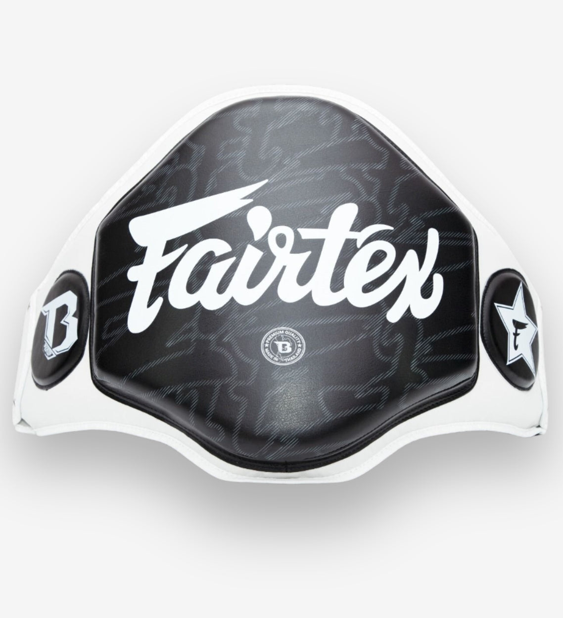 Fairtex Buikbeschermer FXB - Wit/Zwart