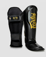 Fairtex Scheenbeschermers FXB - Zwart/Goud