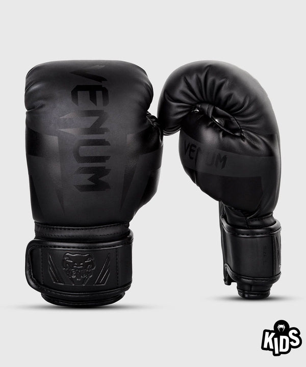 Venum Bokshandschoenen Elite Kids - Zwart