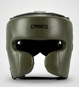 Caged 'X' Series Hoofdbeschermer Kaki Groen