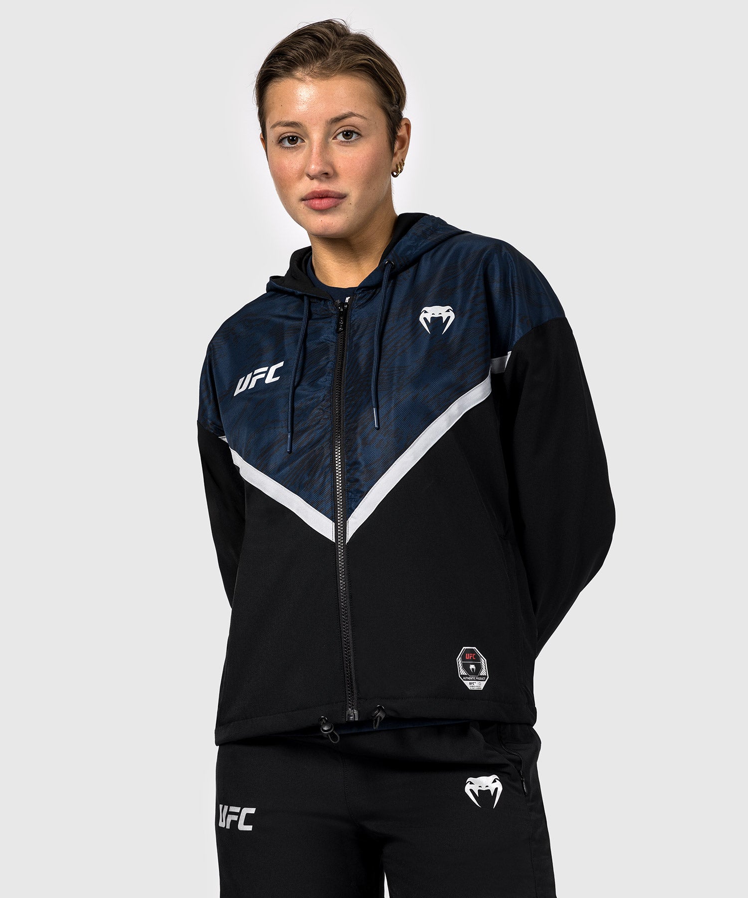 UFC Venum Vest Dames Fusion Fight Week - Zwart/Navy Blauw
