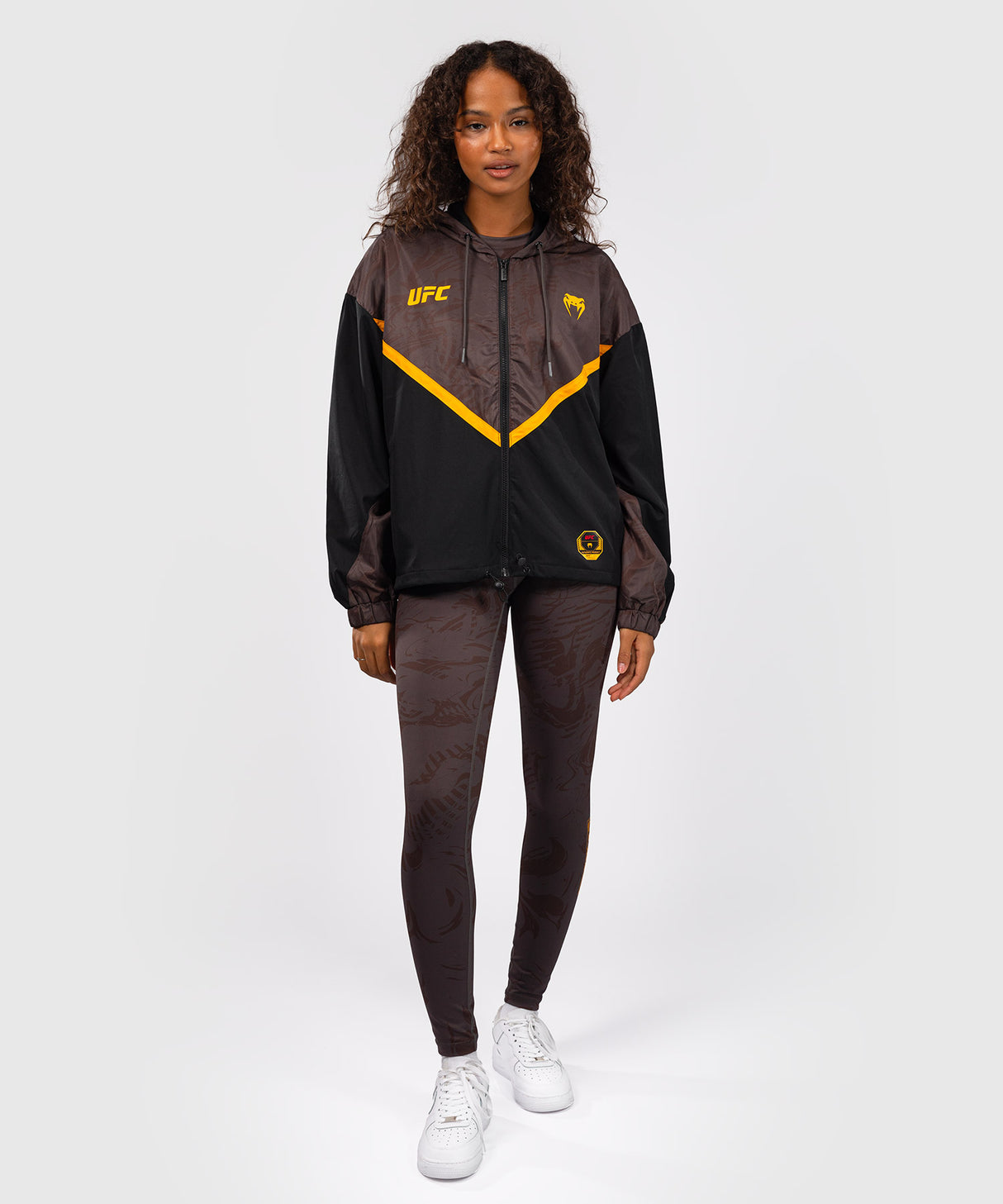 UFC Venum Vest Dames Fusion Fight Week - Zwart/Bruin