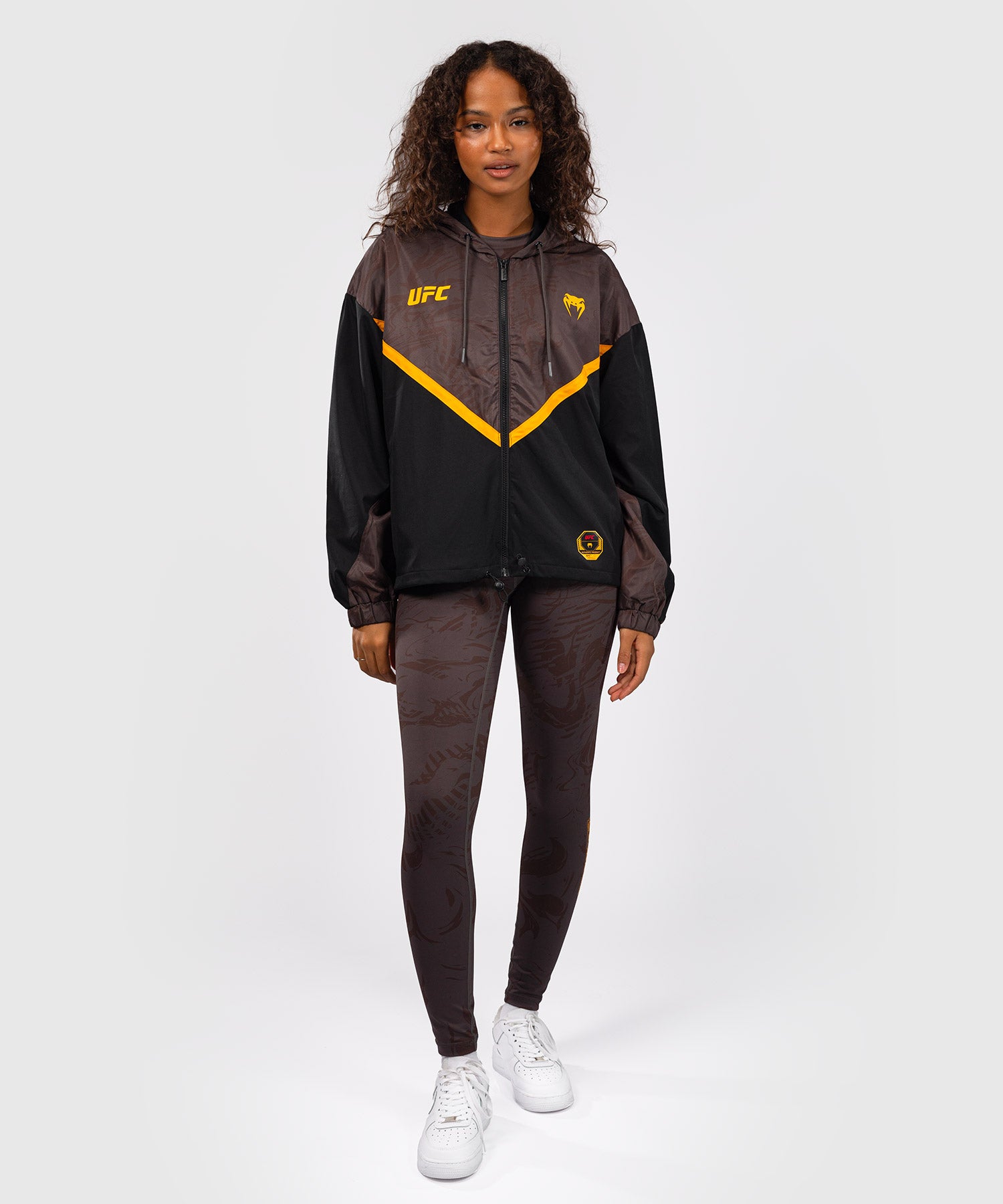 UFC Venum Vest Dames Fusion Fight Week - Zwart/Bruin