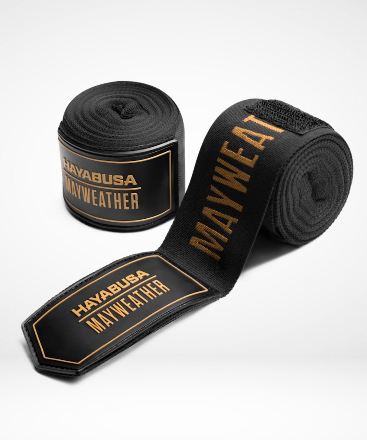 Hayabusa x Mayweather Bandages Deluxe - Zwart/Goud