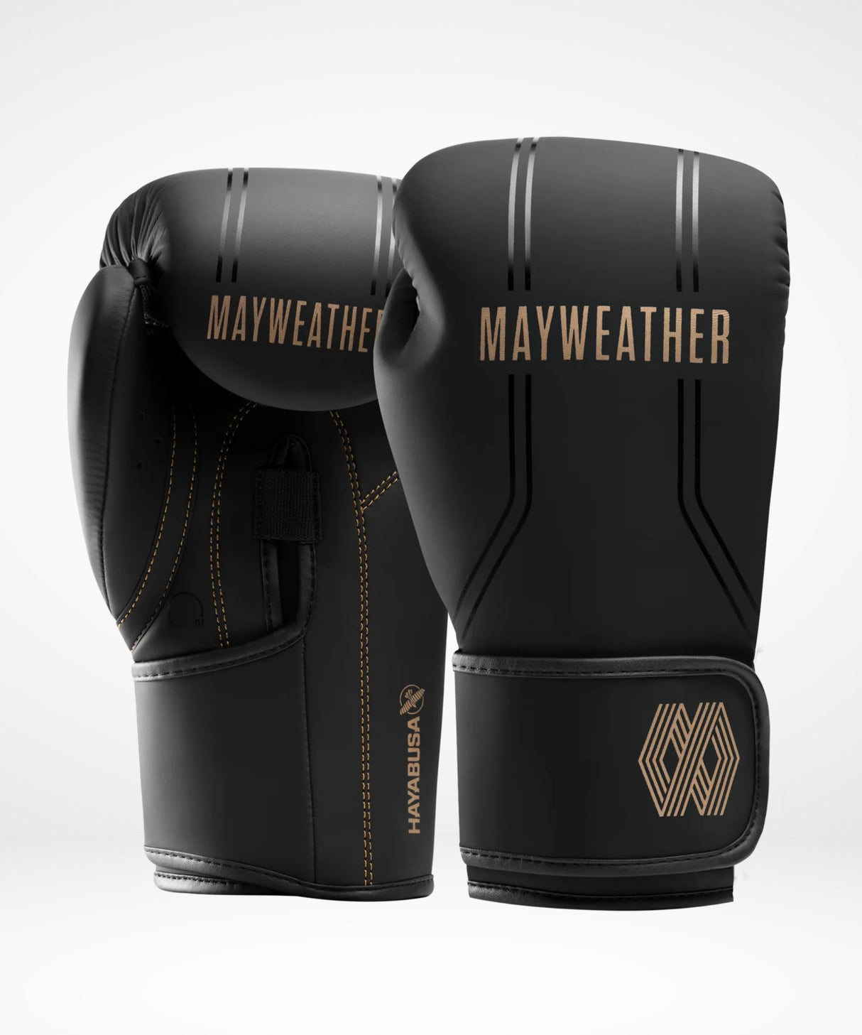 Hayabusa x Mayweather Bokshandschoenen Contender - Zwart/Goud