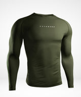 Hayabusa Rashguard Core Lange Mouwen - Donkergroen