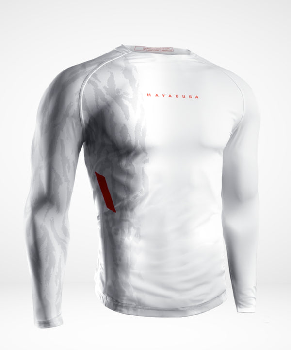 Hayabusa Rashguard Apex Lange Mouwen - Off-White
