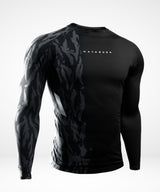 Hayabusa Rashguard Apex Lange Mouwen - Carbon Zwart