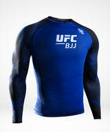 Hayabusa UFC BJJ Rashguard Lange Mouwen - Blauw/Zwart