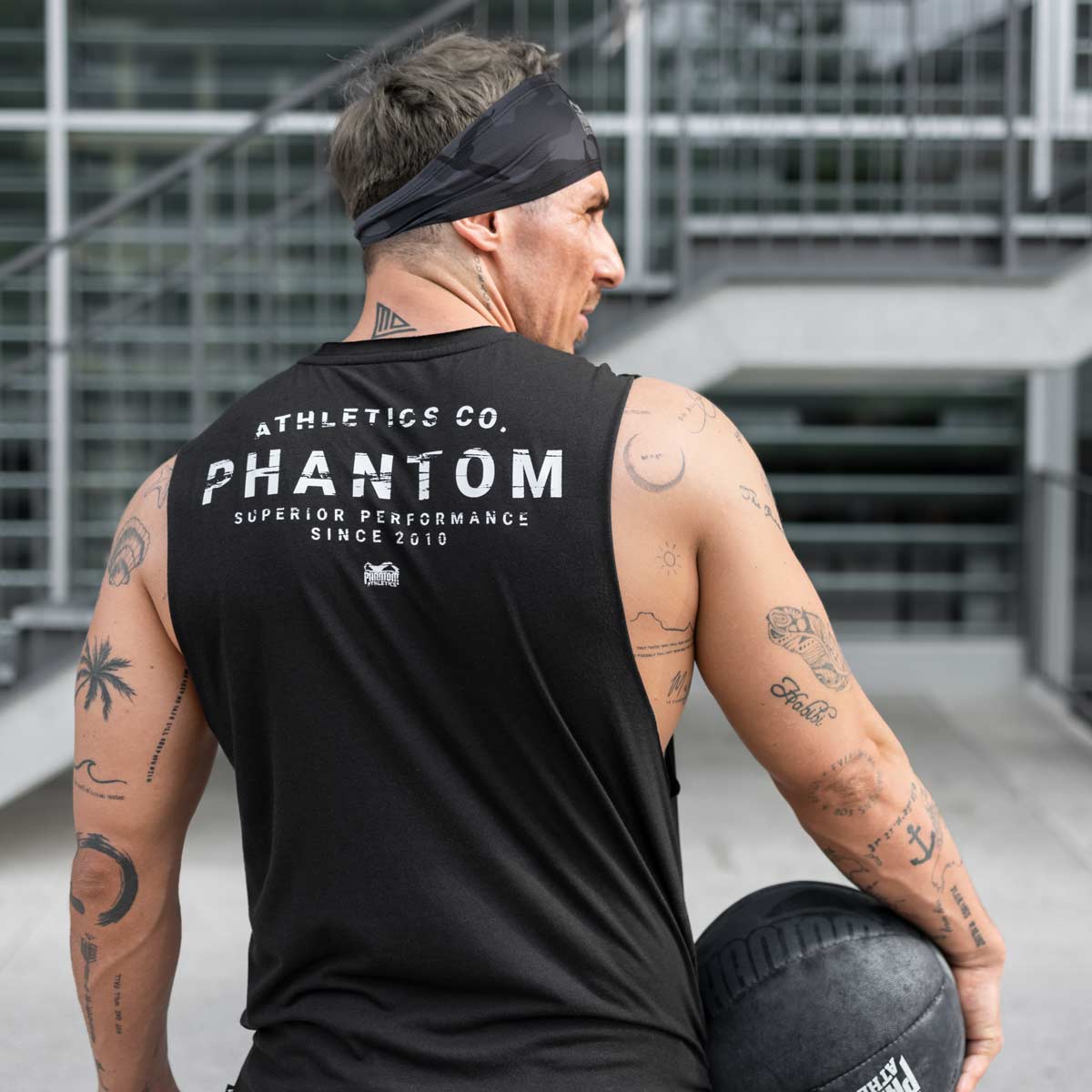 Phantom Athletics Hoofdband Team - Grijs Camo