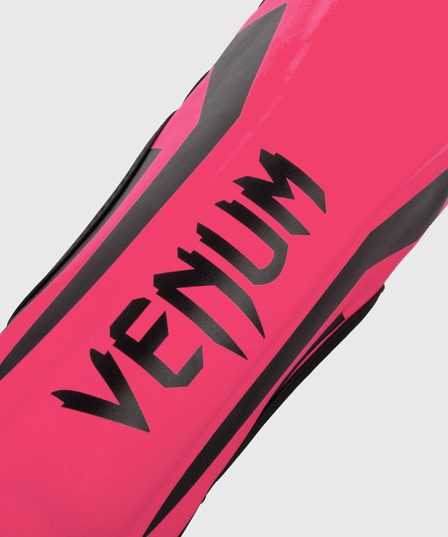 Espinilleras Venum Elite – Rosa Neón