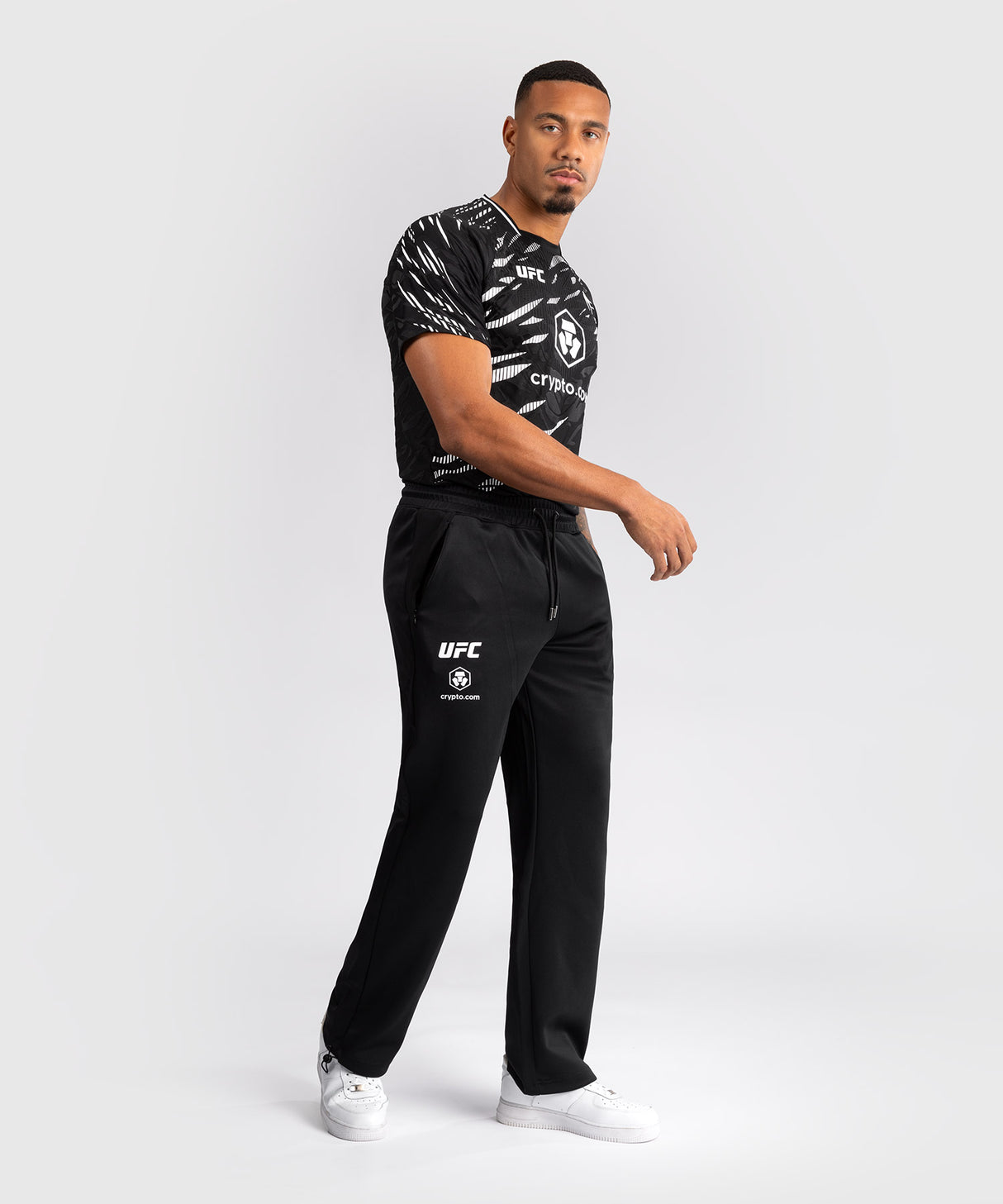 UFC Venum Trainingsbroek Straight Leg Fusion Fight Night - Zwart