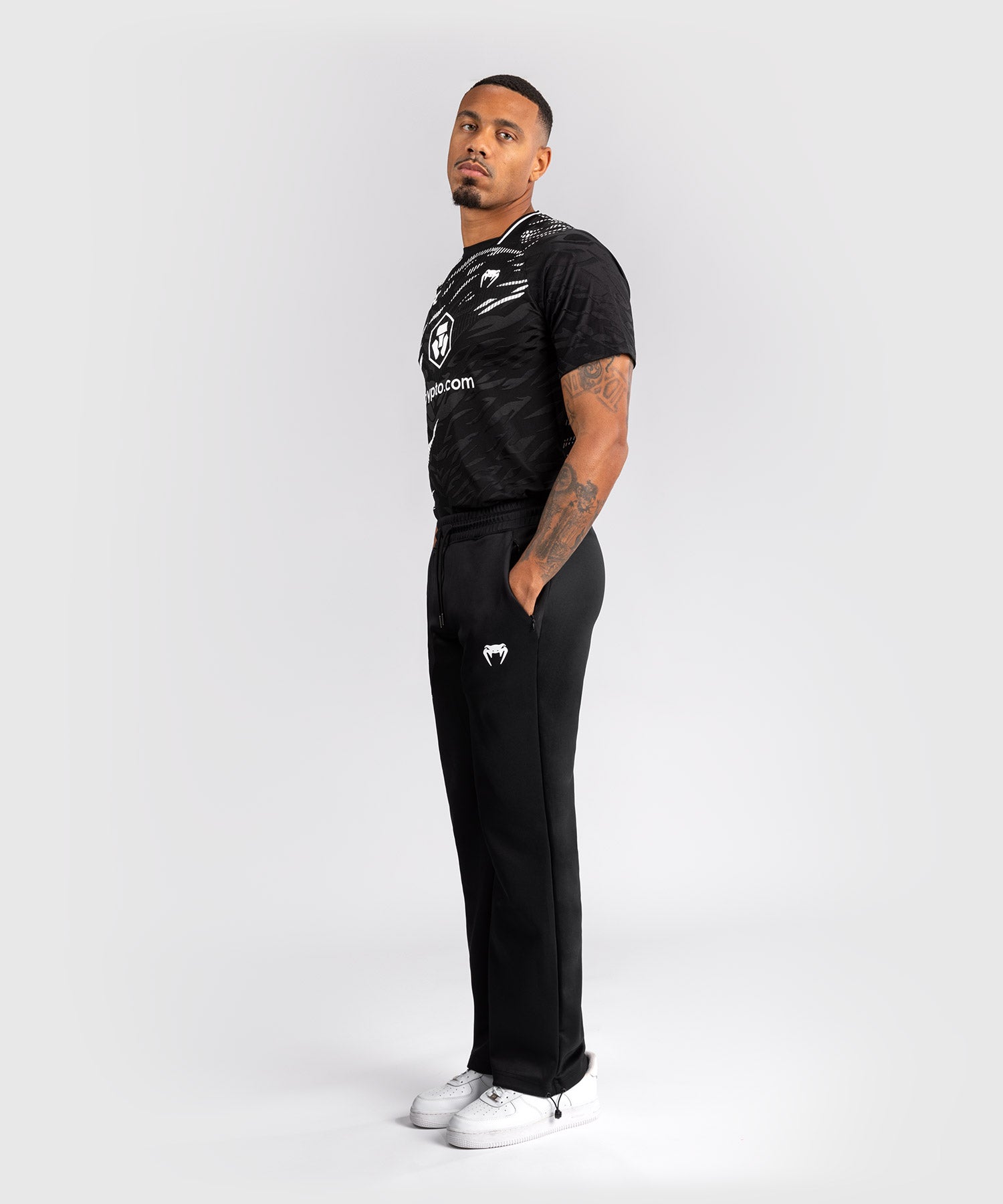 UFC Venum Trainingsbroek Straight Leg Fusion Fight Night - Zwart