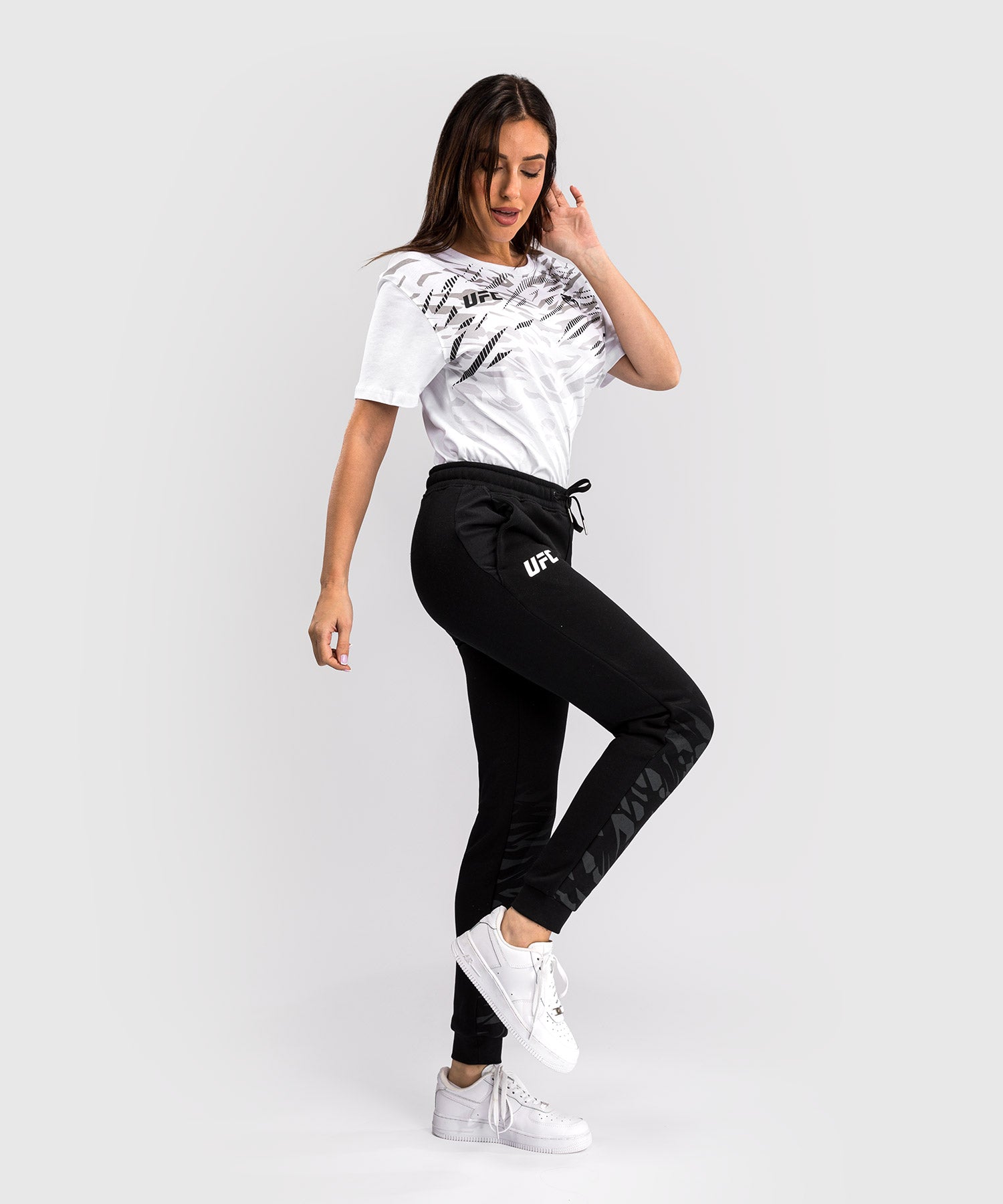 UFC Venum Dames Trainingsbroek Fusion Replica - Zwart