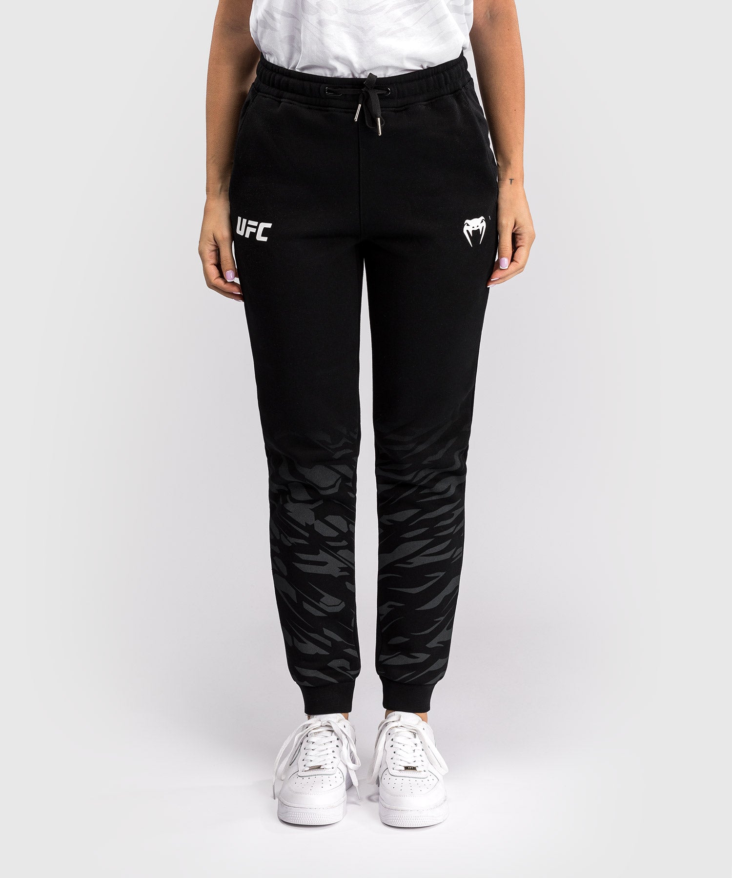 UFC Venum Dames Trainingsbroek Fusion Replica - Zwart