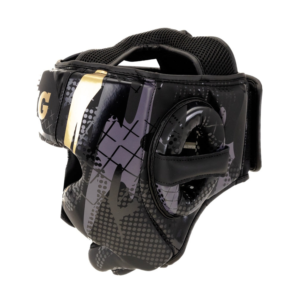 King Pro Boxing Hoofdbeschermer KPB/HG Shogun - Zwart/Goud