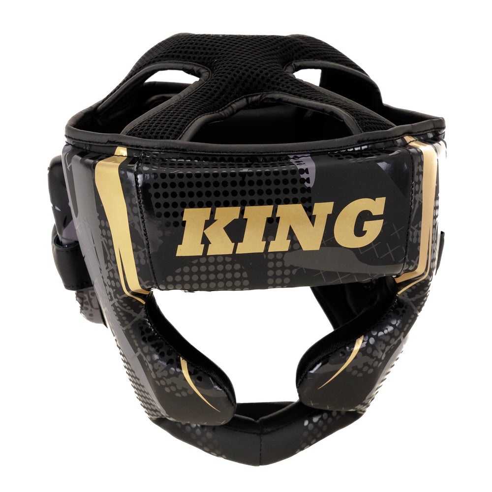 King Pro Boxing Hoofdbeschermer KPB/HG Shogun - Zwart/Goud