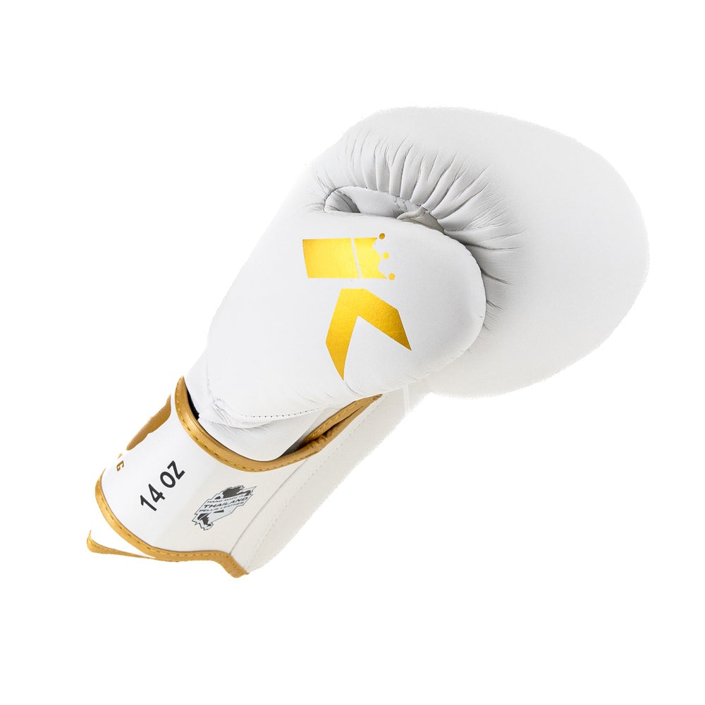 King Pro Boxing Bokshandschoenen BGK - Wit/Goud