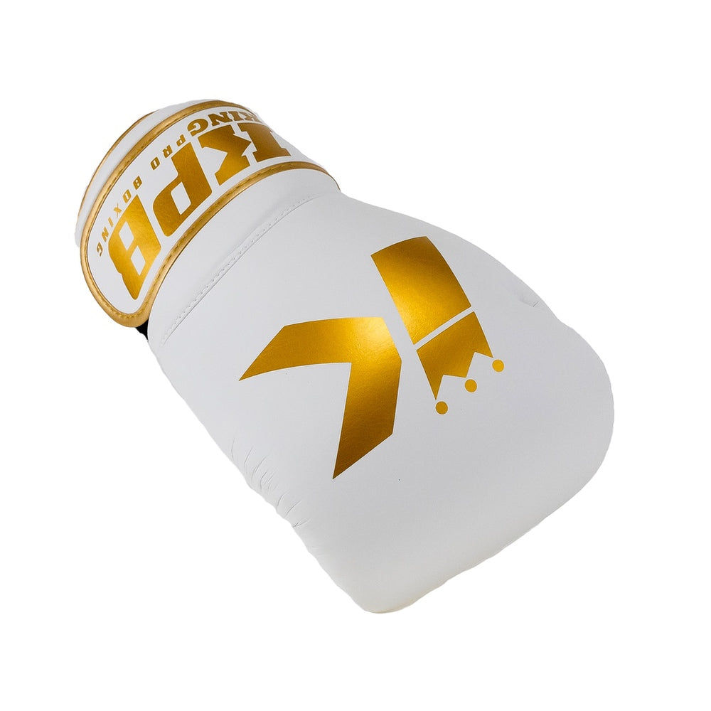 King Pro Boxing Bokshandschoenen BGK - Wit/Goud